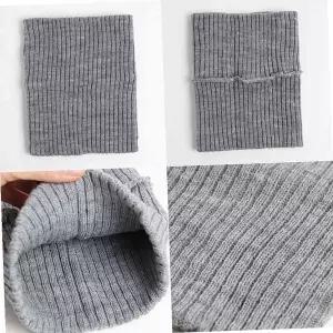 [하프클럽/]니트 그레이 니트 넥워머 목도리