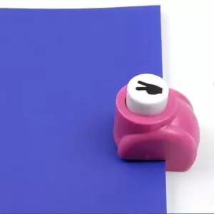 팬시 손가락V 모양 미니 펀치 펀칭기 1P 팬시펀치