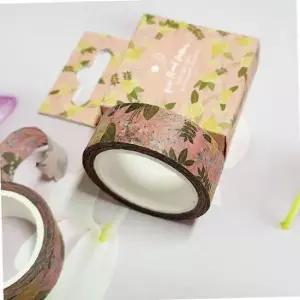 다이어리 꾸미기 플로럴패턴 수채화 마스킹 데코