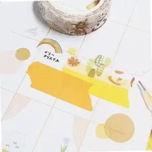 다이어리 데코 사계절 꾸미기 마스킹 수채화 테이프