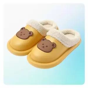 [라일리] Rly 겨울 방한 털 실내화 사무실 슬리퍼 거실화 거실