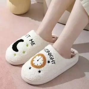 [라일리] Rly 여성 막힘슬리퍼 털실내화 사무실실내화 여성털실내