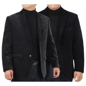 [리빌모아]남자 겨울 베이직 투톤 코듀로이 정장 콤비자켓 HS-COW-1