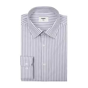 [롯데백화점]레노마 트윌 스판 런던 스트라이프 일반핏 긴팔 셔츠 RZRSG0032-GY