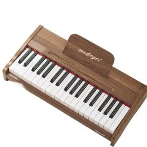 원목 미니 전자 콘서트 다크 1개 피아노 오르간 소형 25키