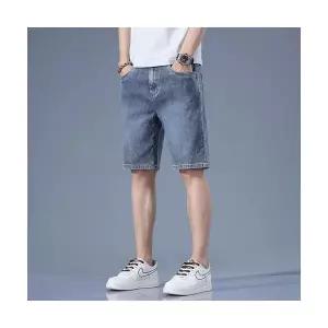 남자 청반바지 5부 반바지 스판 바지 학생 데님 원픽1