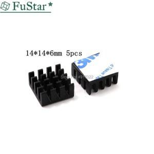 5PCS 14 알루미늄 냉각 방열판 14X14X6MM RAM 6MM 전용 칩셋 검정색 라우팅 고양이 라디에이터