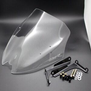 이누리 윈드스크린 롱스크린 투명 바람막이 오토바이