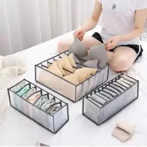 메쉬 속옷 양말 정리함 수납 케이스 여행용 다용도 정리박스
