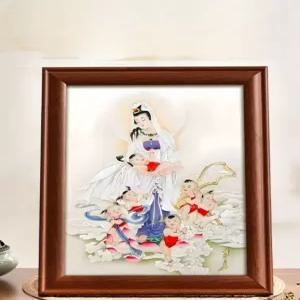 유화 명화 그림 불상 선녀 그리기 부처님