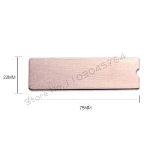 PC SSD 방열판 NGFF M2 2280 노트북 순수 스테이트 얇은 데스크탑 구리 라디에이터 B80 디스크 쿨러 솔리드