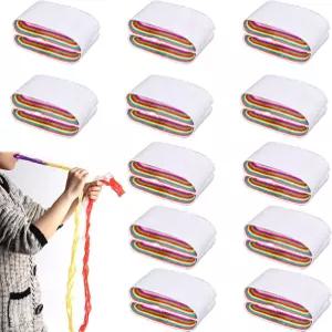 동황 12pcs 재미있는 입 코일 구토 종이 다색 스테이지 매직 트릭 액세서리 기믹 일루전 페이퍼 소품