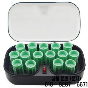 15개 세트 전기 헤어 펌 롯드 건식 및 겸용 세라믹 컬러 셀프 그립 지속 긴 머리 짧은