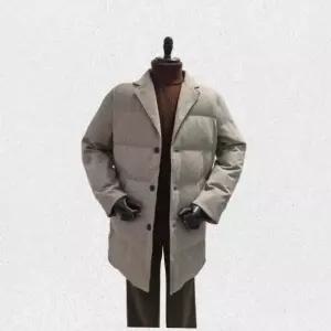 매장정품 올젠 OLZEN 남성 다운 체스터 코트 ZF4C1303 LBE 1455706