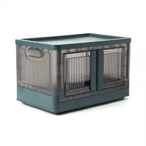 리빙박스 32L 의류정리함 다크그린 수납함