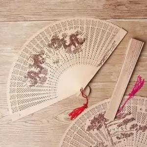 전통부채 나무향 전통 부채접이식부채 여름부채 나무부채 판촉