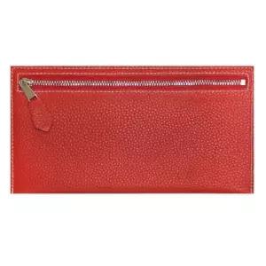 한국폼텍 웍스 화장품/펜/잡다한 소품수납 슬림파우치-레드