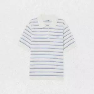 매장정품 라코스테 LACOSTE 여성 26SS 스트라이프 스웨터 폴로 셔츠 PF710E-56G AEY파스텔블루 LSMA 145554