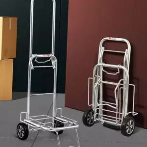 다용도 바구니 접이식 핸드 손수레 이동식 카트 쇼핑용