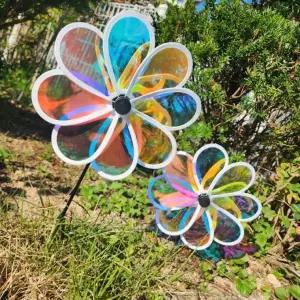 화단 정원 데코 홀로그램 바람개비 유치원 행사 캠핑용