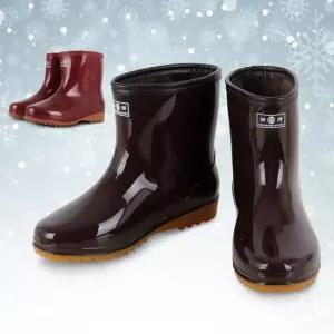 방한단화 주방화 방수신발 물장화 조리화 고무 가벼운 남성 털 남자 안전 용신발 위생화