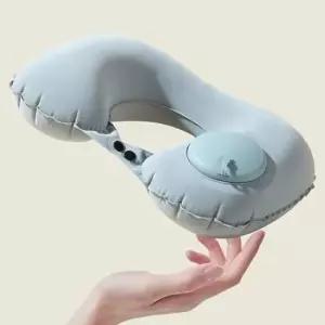 기내용목베개 휴대가 편한 에어 목베개 차량용 기내용 여행 목쿠션 KK981