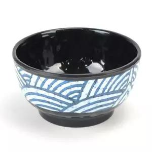 파도 문양 일본풍 덮밥 면기 그릇 MN5004 가정식기 예쁜대접 모던식기