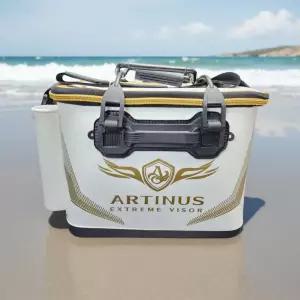 겟바위 낚시 밑밥통 거치대 리프팅 접이식 버킷