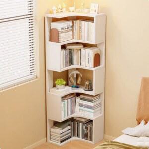 코너책장 디자인 거실 인테리어 도서랙 선반 틈새