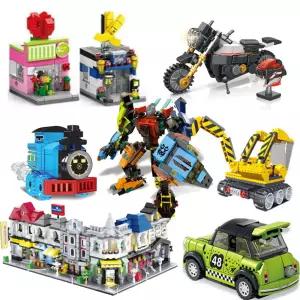 미니 나노 블럭 트레인 바이크 스페이스마린 스토어 페이머스카 중장비 뉴타운