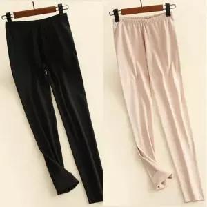 기모 발열 팬츠 심리스 속바지 여성 슬립 이너웨어 방한 레이어드