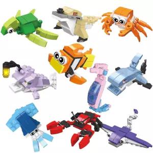 어린이집 유치원 생일 답례품 애니멀 오션 블럭 10종세트