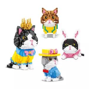 냥냥이 나노블럭 1개 고양이 블럭 놀이