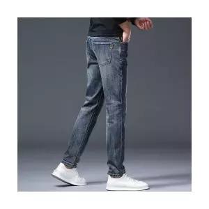 팬츠 청 남성용 추동 배기핏 스키니진 스판 럭셔리 유럽 데일리 프리미엄 다올4