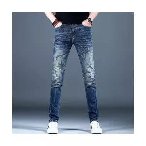 바지 청 남성용 겨울 가을 캐주얼 배기핏 정장 데일리 트렌디한 핫픽스 다올4