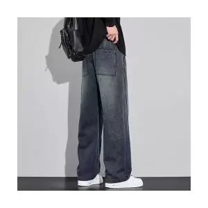 바지 청 남자 가을겨울 배기핏 데일리 와이드 다올4