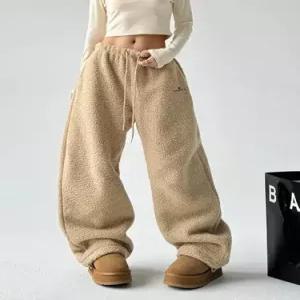 바지 롱 연두 남자 캐주얼 겨울 배기핏 보온 데일리 플리스 도톰 다올4