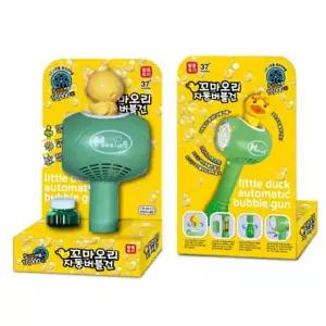 5구 스핀 자동 버블건 오리 비눗방울 장난감 선물