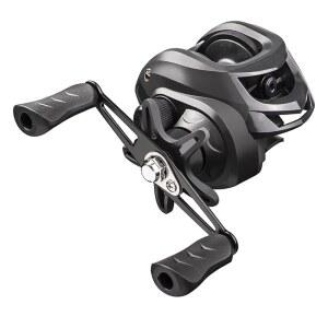 Rengu 나일론 와이어 컵 피싱 릴, 고회전 속도비 워터 릴 블랙 오른손