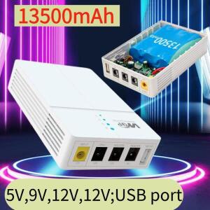 휴대용 미니 UPS DC 무정전 전원 공급 장치 13500mAh 21700 배터리 백업 5v 9v 12v 라우터 와이파이 모뎀