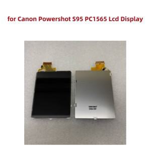 Alideao-Canon Powershot S95 PC1565 용 새 LCD 화면 디스플레이 (백라이트 외부 유리 카메라 교체 부품 포