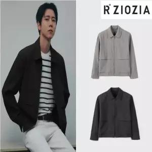 [롯데백화점]리얼지오지아 [26SS] 남성 세미오버핏 크리즈 블루종 점퍼 3컬러 ADG2JJ1903