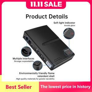 고품질 AC85-265V DC1018P 라우터 5V9V12V 집열판학 고양이 모니터 백업 무정전 10400Mah DC 전원 공급 장