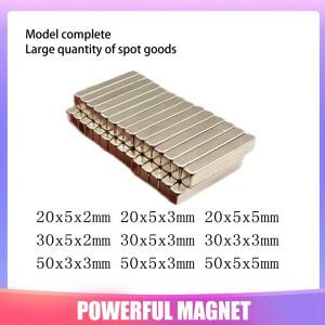 20x5x2 mm 블록 초강력 자석 30mmx5mmx2mm 직사각형 50x5x3 가정용 냉장고 사무실 DIY 50x5x5