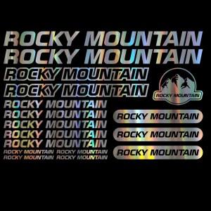 Rocky Mountain 비닐 스티커 시트 자전거 프레임 사이클링 Mtb와 호환 가능
