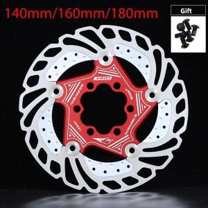 IIIPRO 140mm/160mm/180mm/203mm 도로 MTB 플로트 디스크 브레이크 패드 6 볼트 스테인레스 스틸 소산 로터