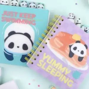 [문구/오피스] 귀여운 팬더 인덱스 스프링 미니 노트 2P 수첩 메모장