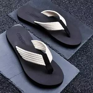 [옷자락]남자 여름 시원한 비치룩 데일리 쪼리 슬리퍼