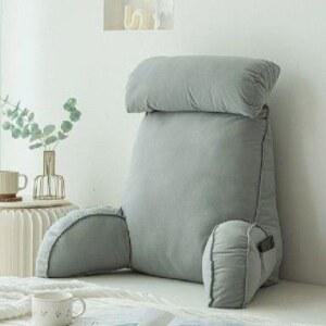 삼각 등받이 쿠션 모달원단 허리 쇼파 침대 수험생용