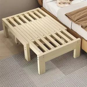 형 침대 다기능 원목 접이식 간이 간이베드 길이조절